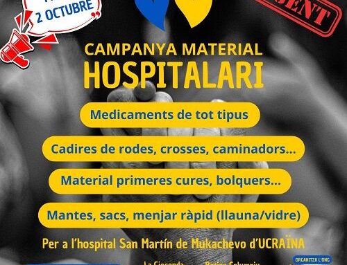 Material hospitalario para Ucrania